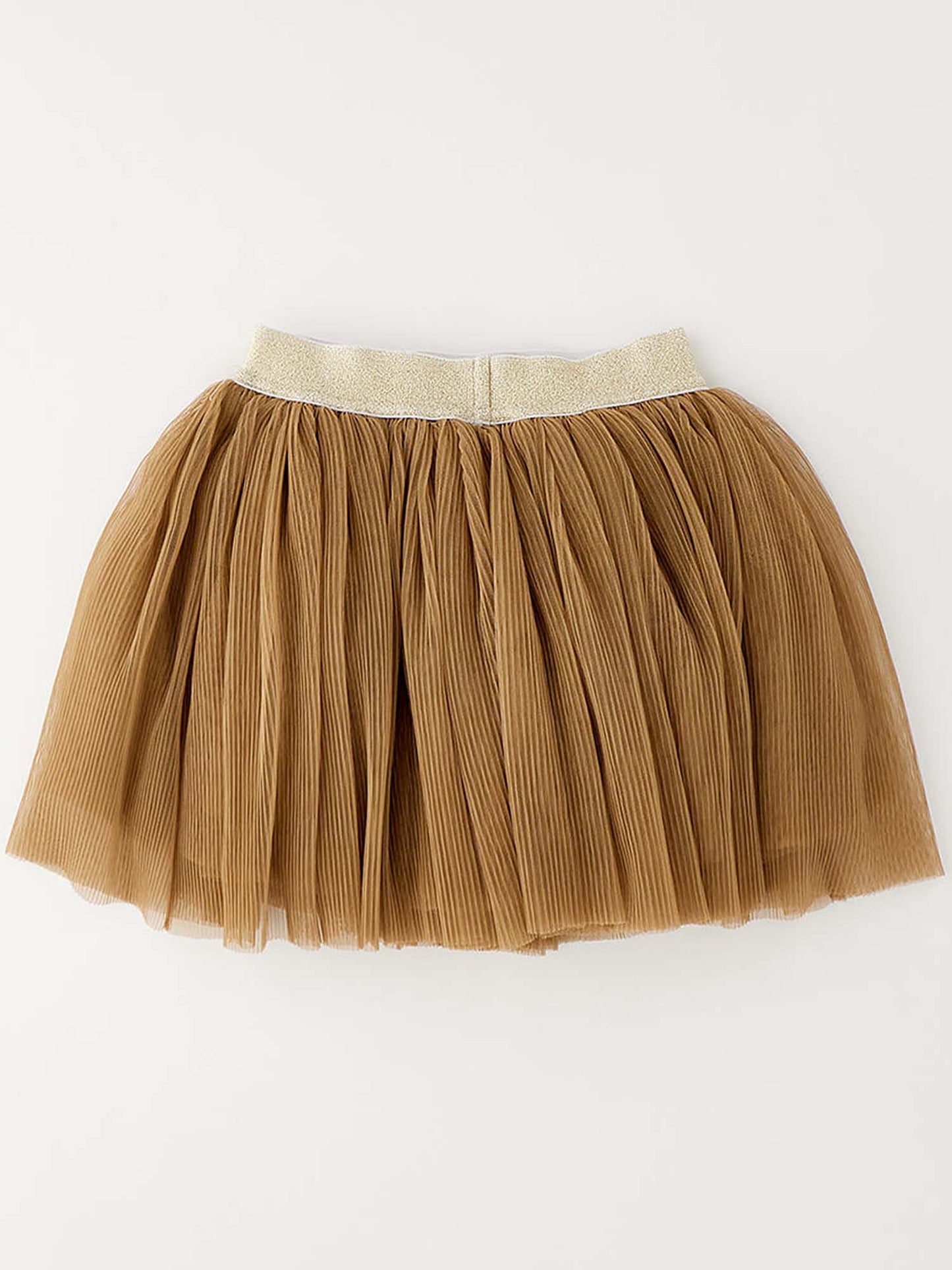 Gonna marrone unisex bambino elegante e versatile per la primavera