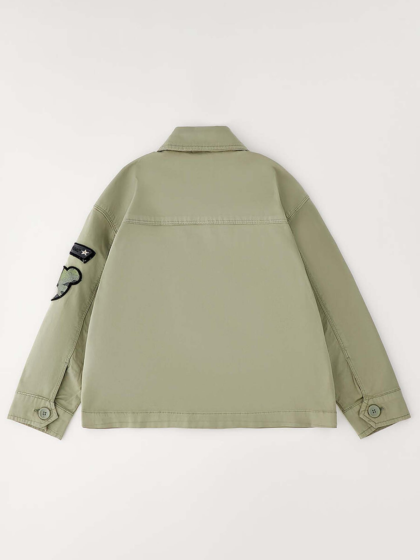 Giubbino camicia verde unisex bambino Ido per la primavera