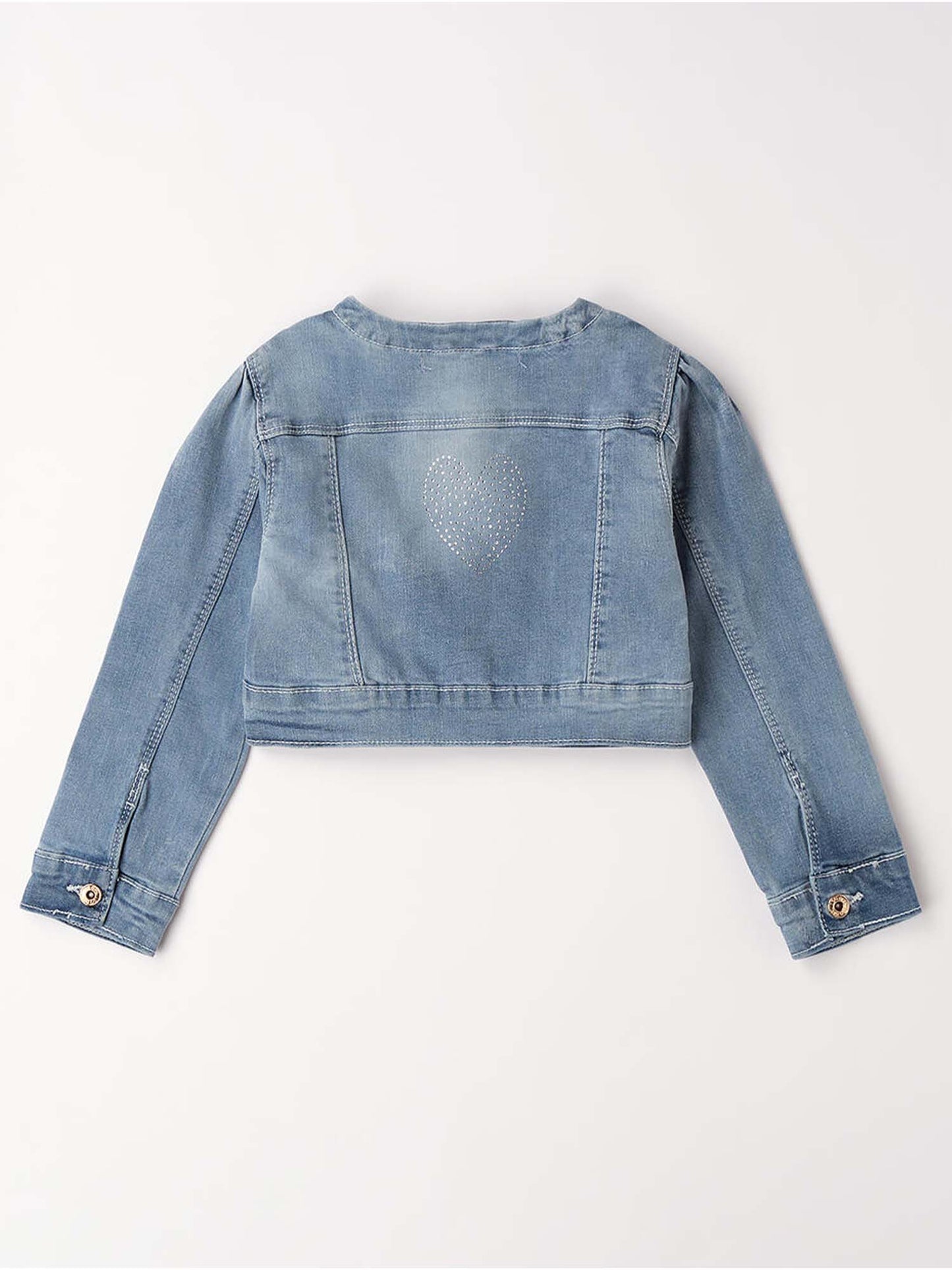 Giubbino denim unisex bambino Ido per primavera estate