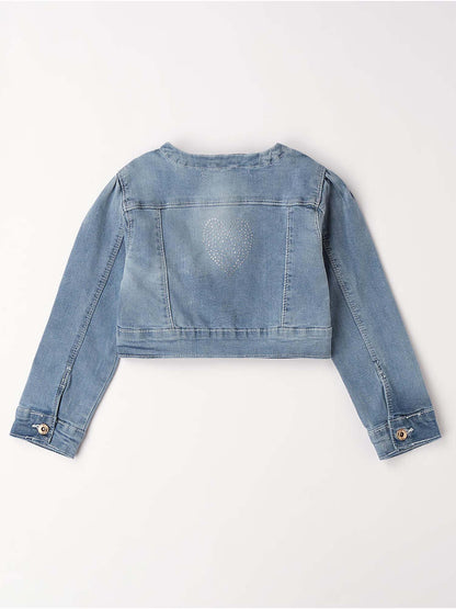 Giubbino denim unisex bambino Ido per primavera estate