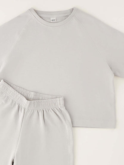 Ido tuta grigia unisex bambino per primavera-estate
