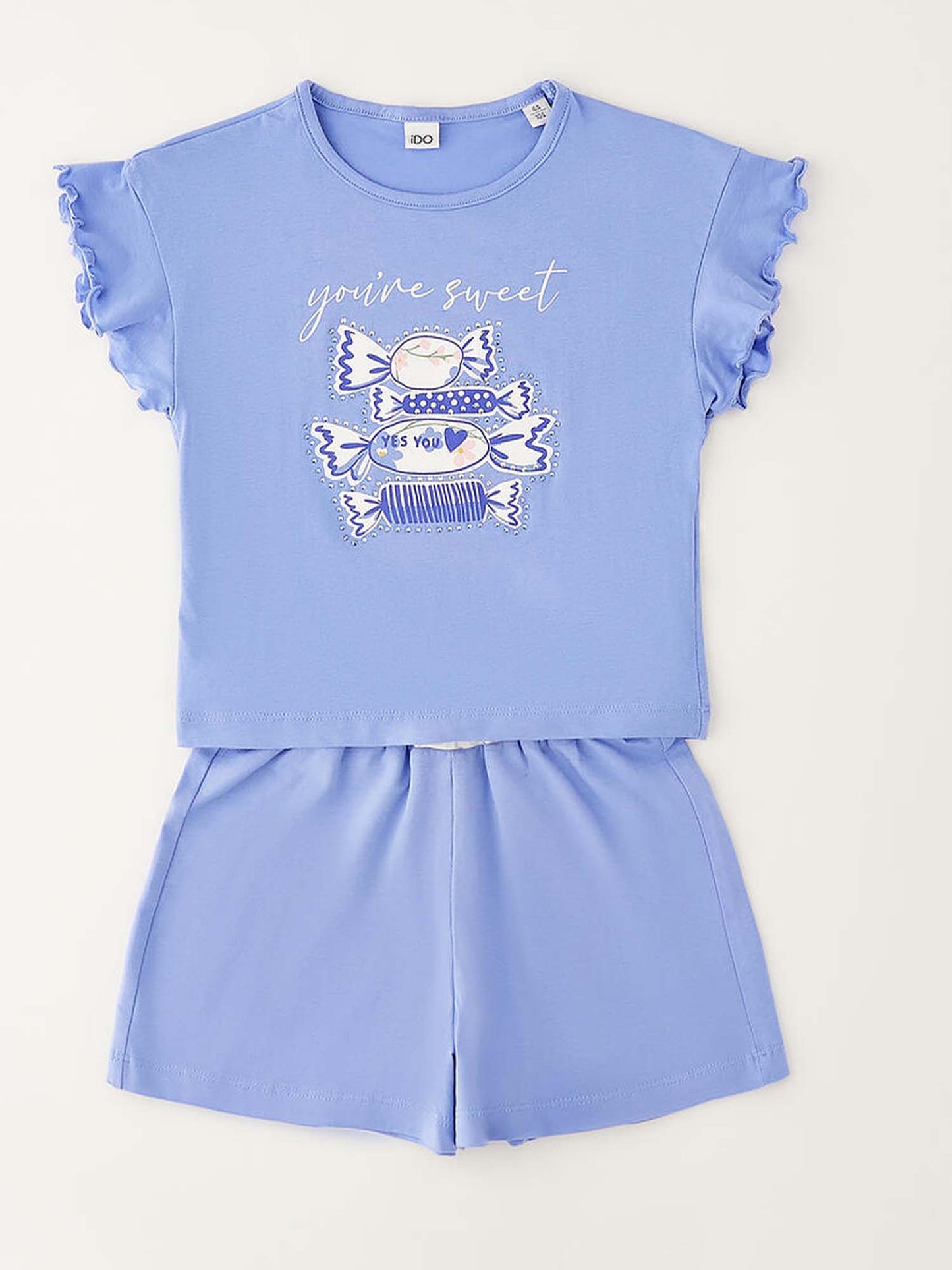 Completo unisex bambino lilla Ido per primavera-estate