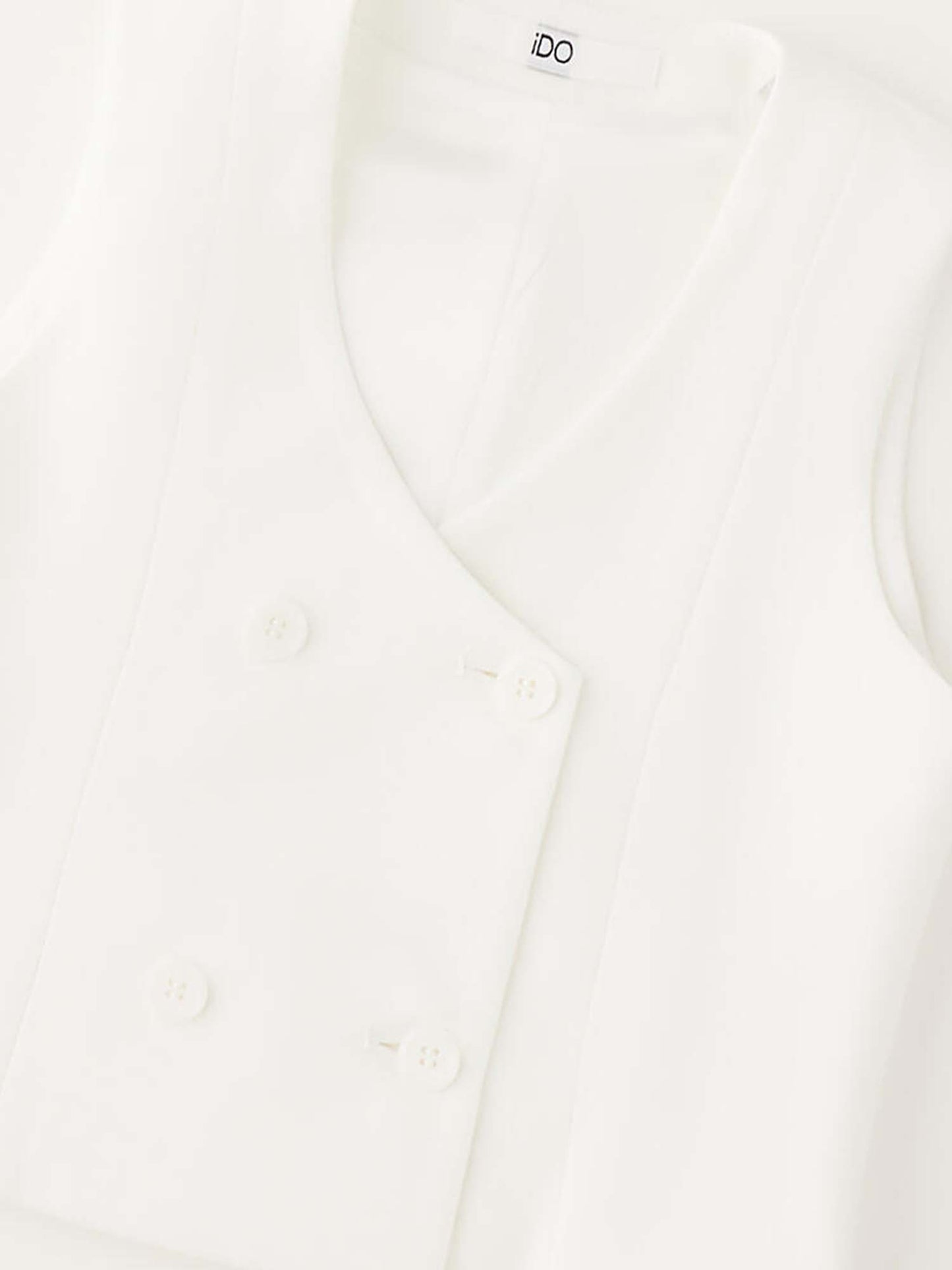 Ido gilet bianco unisex bambino per la primavera estate