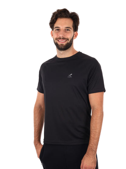 T-SHIRT RUNNING MARTIN ENERGETICS DA UOMO NERO