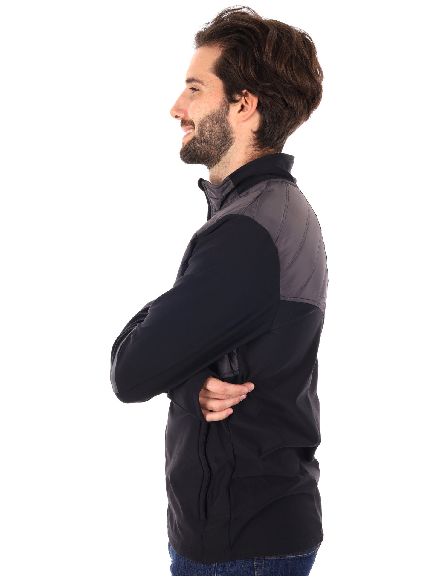 GIACCA RUNNING BAYO JKT ENERGETICS DA UOMO NERO