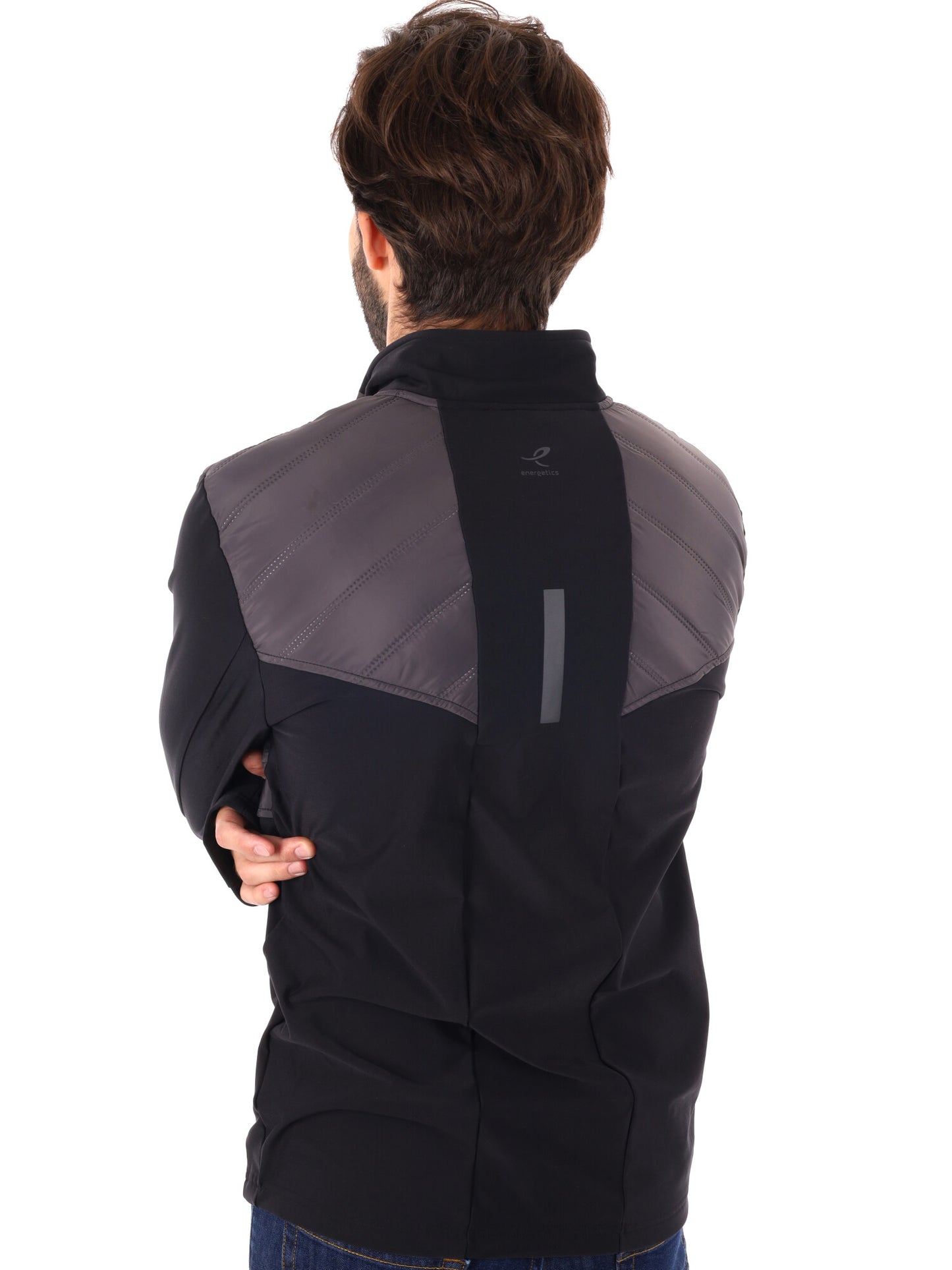 GIACCA RUNNING BAYO JKT ENERGETICS DA UOMO NERO