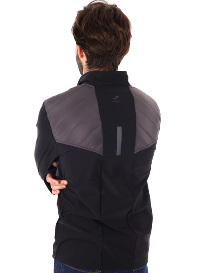 GIACCA RUNNING BAYO JKT ENERGETICS DA UOMO NERO