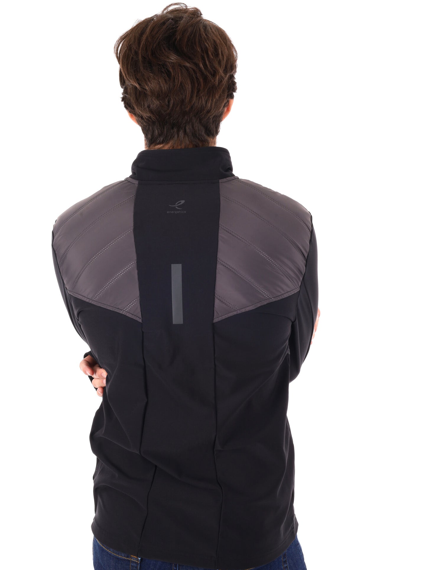 GIACCA RUNNING BAYO JKT ENERGETICS DA UOMO NERO