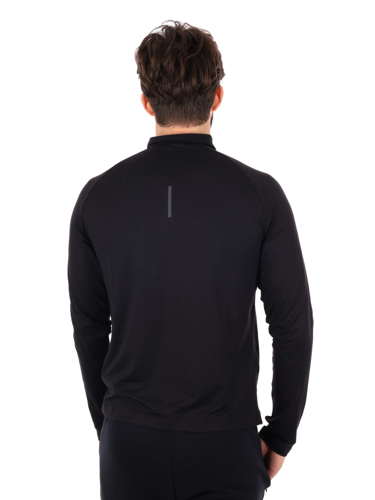 MAGLIA MANICHE LUNGHE RUNNING CUSCO ENERGETICS DA UOMO NERO