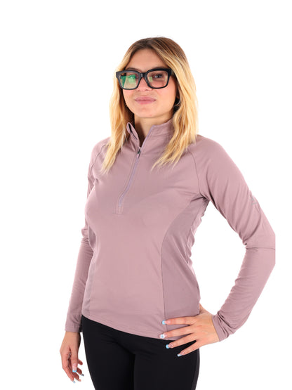 MAGLIA A MANCIHE LUNGHE RUNNING CUSCA ENERGETICS DA DONNA LILLA
