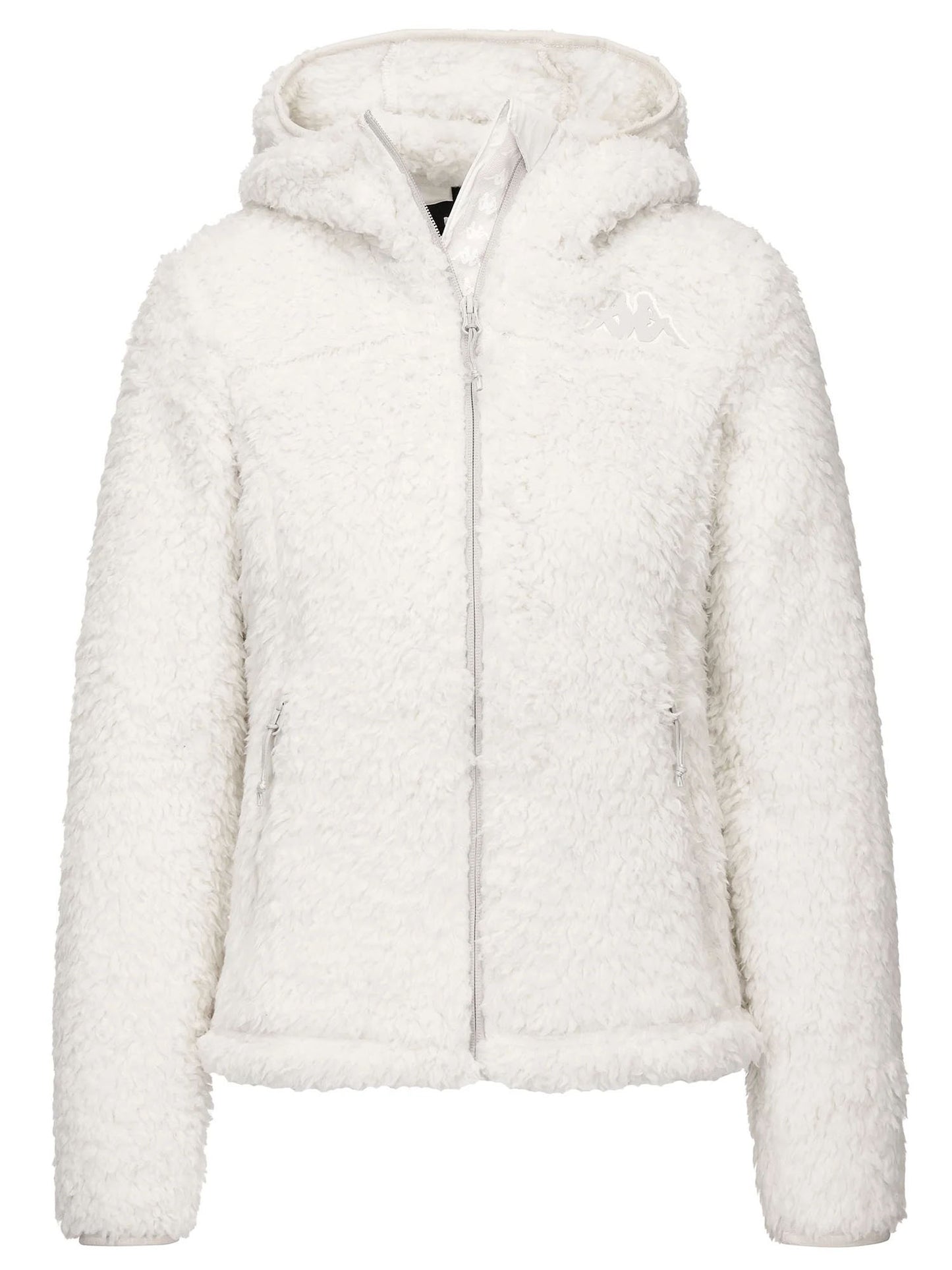 GIACCA SHERPA SCI KAPPA DA DONNA BIANCO