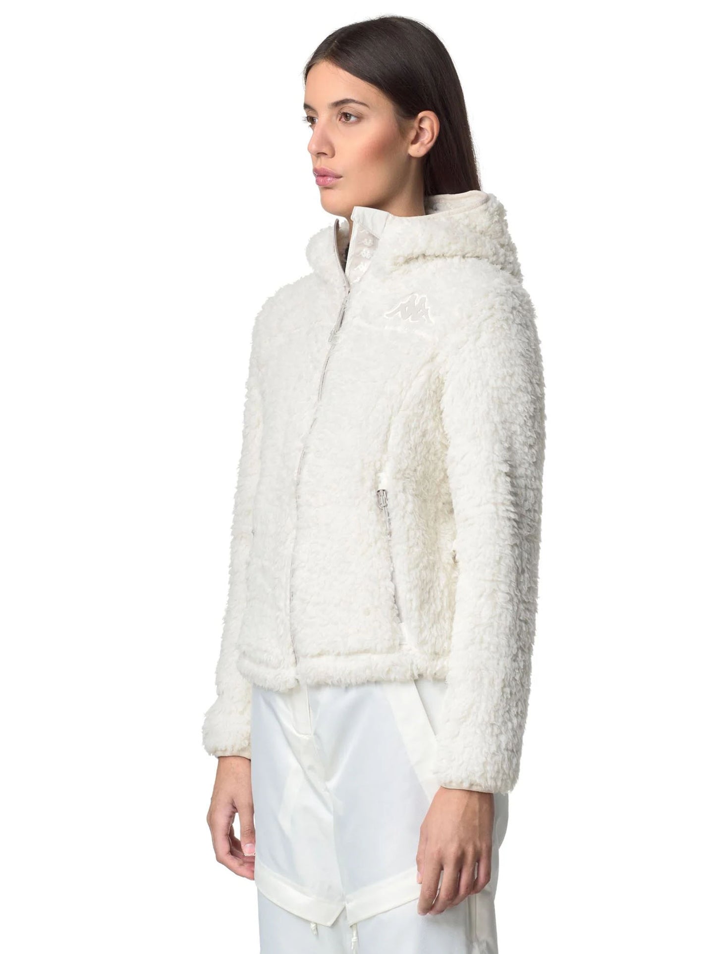 GIACCA SHERPA SCI KAPPA DA DONNA BIANCO