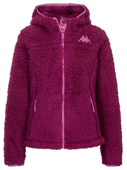 GIACCA SHERPA SCI KAPPA DA DONNA BORDEAUX