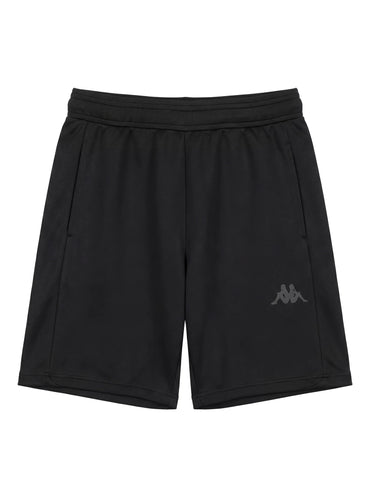 Shorts Kappa da uomo in nero, stile essenziale e versatile