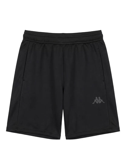 Shorts Kappa da uomo in nero, stile essenziale e versatile