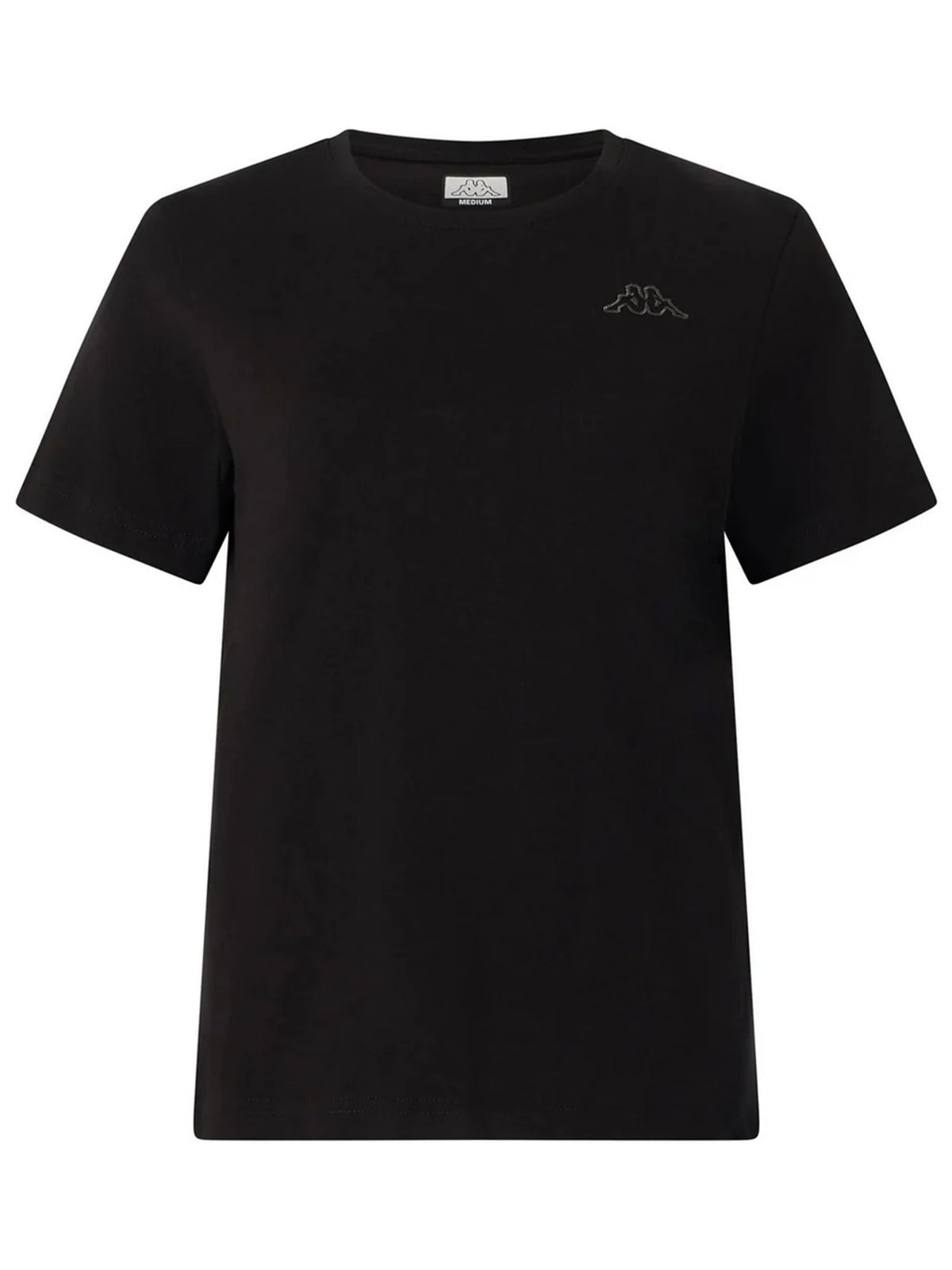 Kappa sylvie t-shirt da donna nero