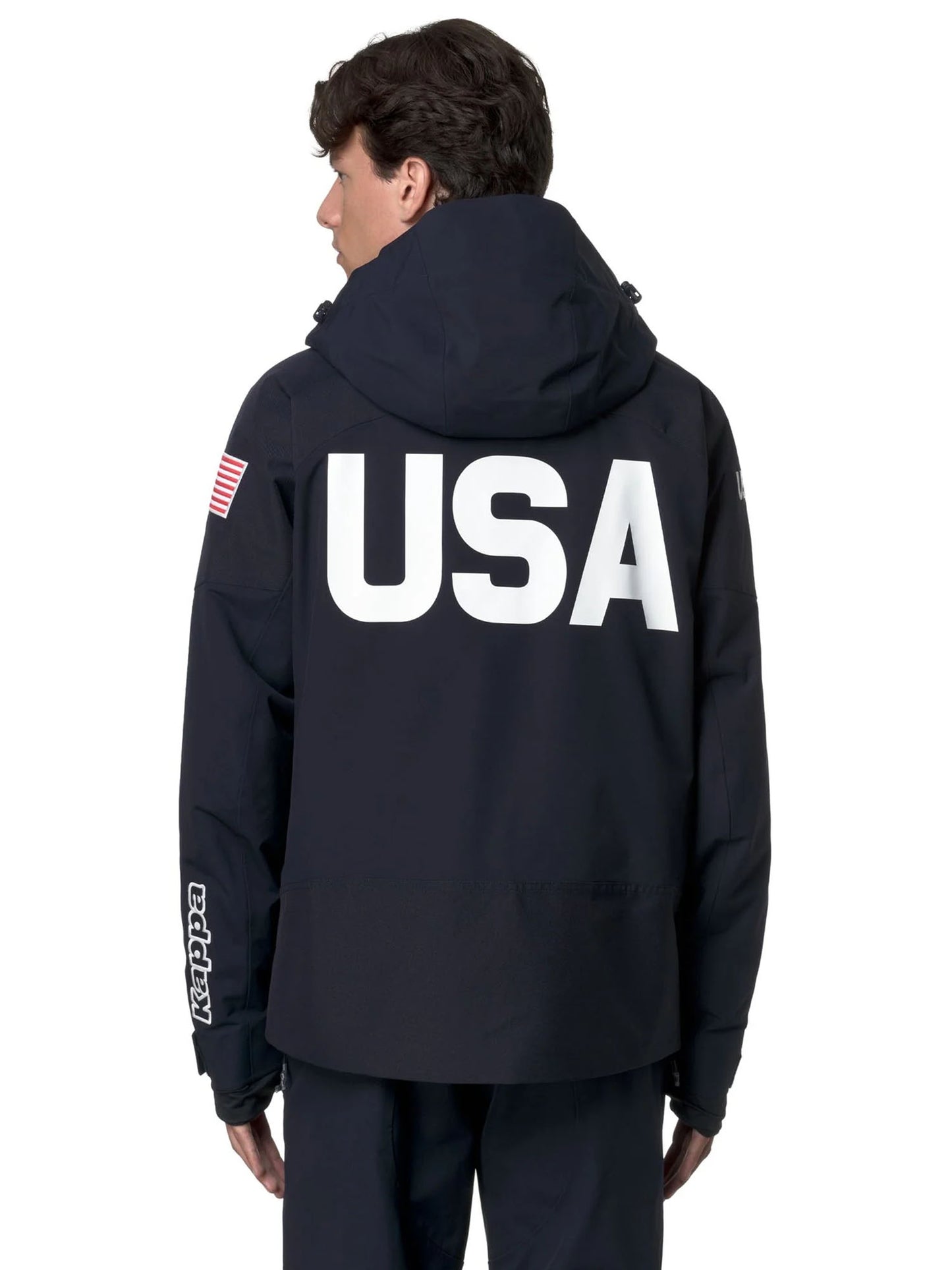 GIACCA SCI USA IMPERMEABILE KAPPA DA UOMO BLU