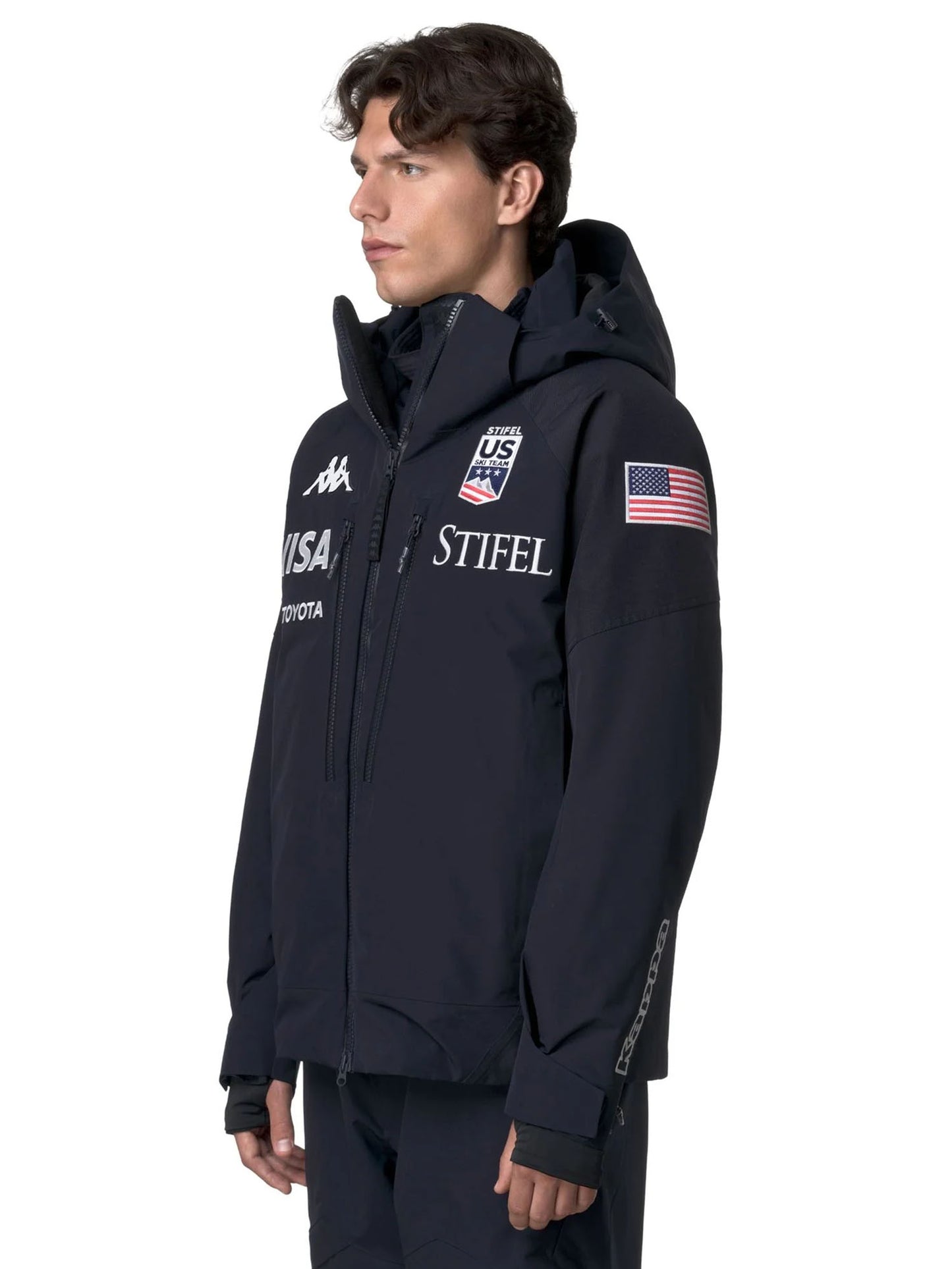 GIACCA SCI USA IMPERMEABILE KAPPA DA UOMO BLU