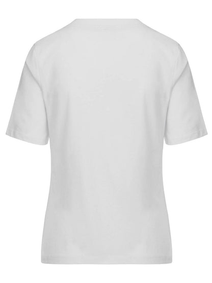 Kappa t-shirt a maniche corte da donna bianca