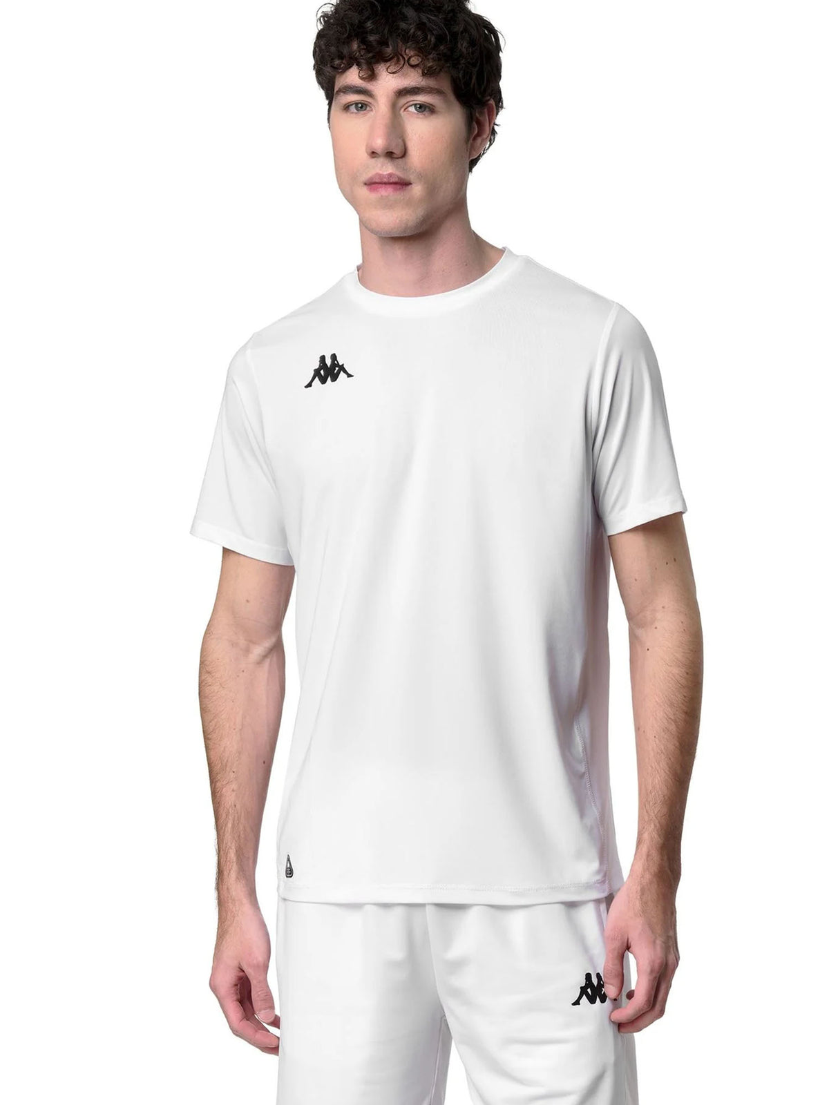 Kappa t-shirt mm training da uomo bianco