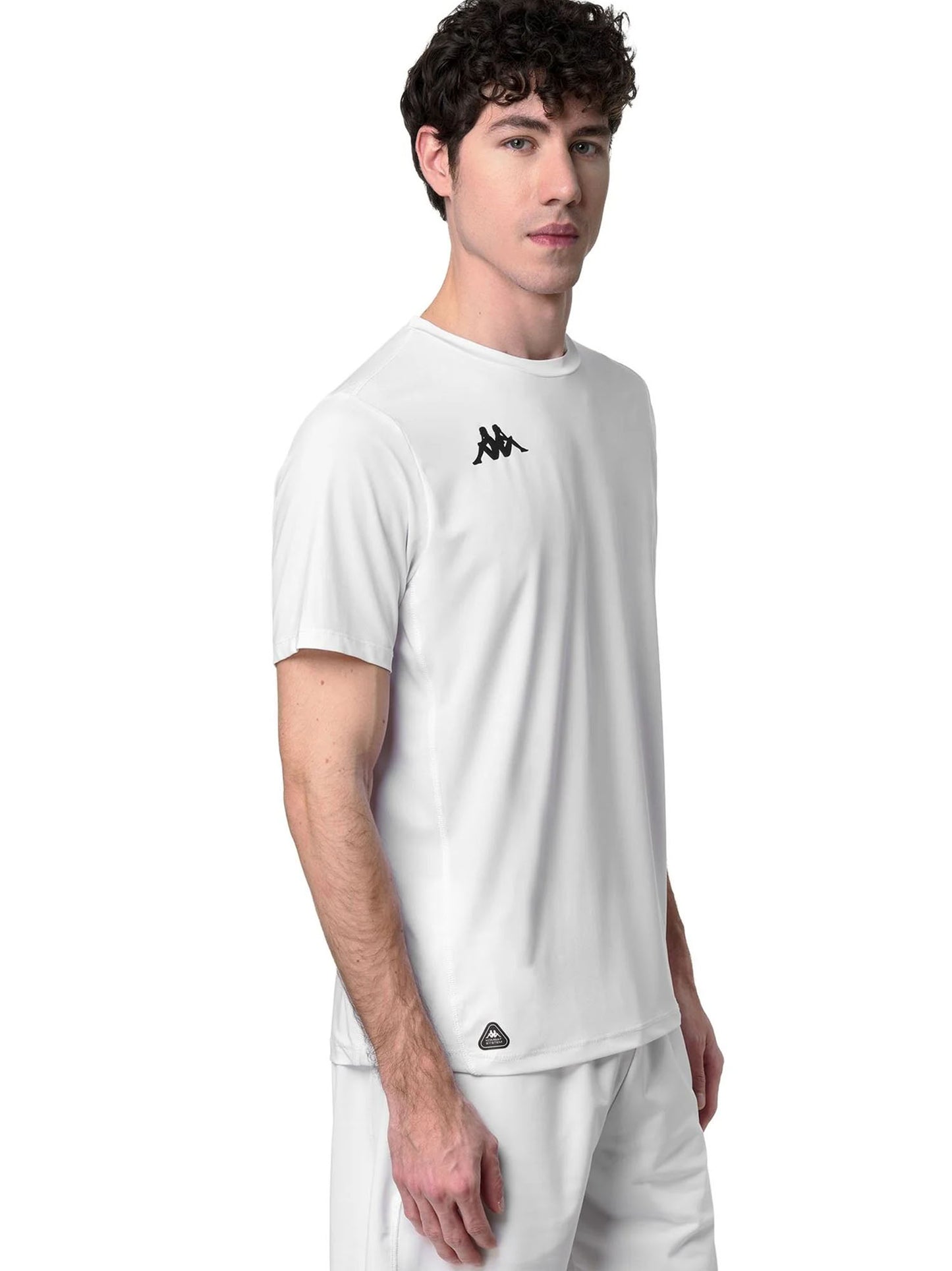 Kappa Irojo, t-shirt maniche corte da uomo bianca