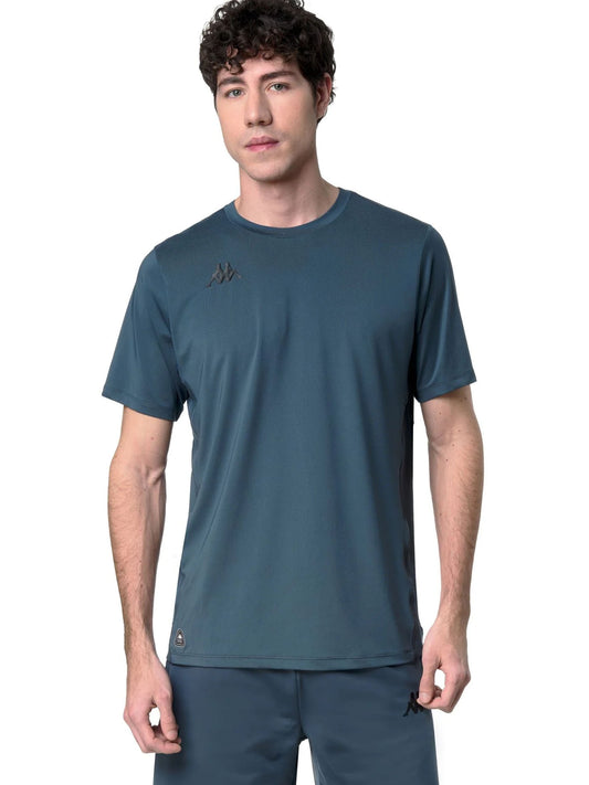 T-shirt Kappa Irojo a maniche corte da uomo blu