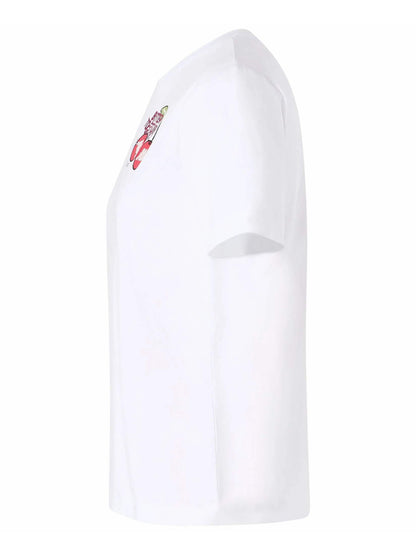 T-SHIRT CON STAMPA KAPPA DONNA BIANCO