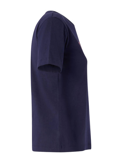T-SHIRT CON STAMPA KAPPA DONNA BLU