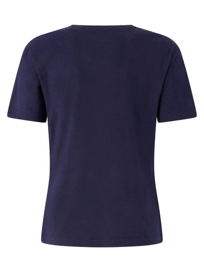 T-SHIRT CON STAMPA KAPPA DONNA BLU