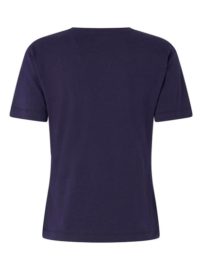 T-SHIRT CON STAMPA KAPPA DONNA BLU