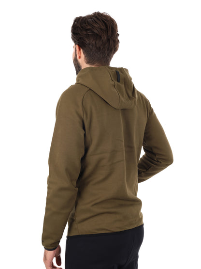 FELPA CON CAPPUCCIO TODDY ENERGETICS UOMO VERDE