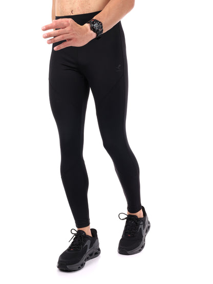 LEGGINGS RUNNING PERCY 1/1 ENERGETICS DA UOMO NERO