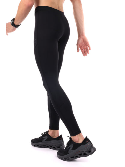 LEGGINGS RUNNING PERCY 1/1 ENERGETICS DA UOMO NERO