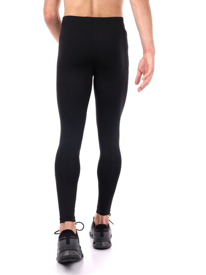 LEGGINGS RUNNING PERCY 1/1 ENERGETICS DA UOMO NERO