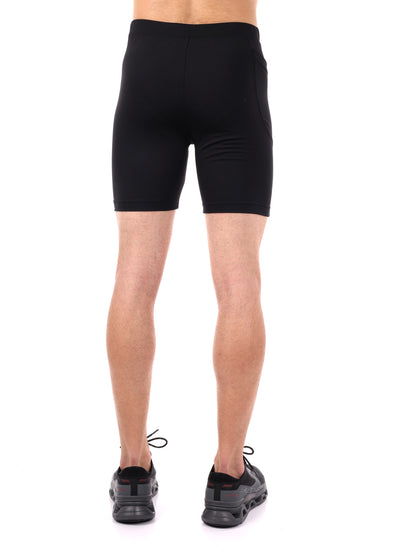 SHORT RUNNING PERCY 1/2 ENERGETICS DA UOMO NERO