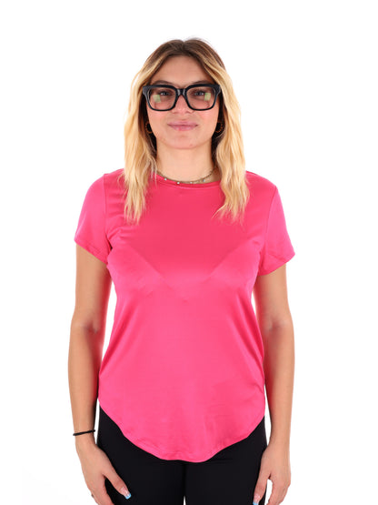 T-SHIRT RUNNING CECILIA ENERGETICS DA DONNA FUCSIA
