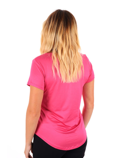T-SHIRT RUNNING CECILIA ENERGETICS DA DONNA FUCSIA