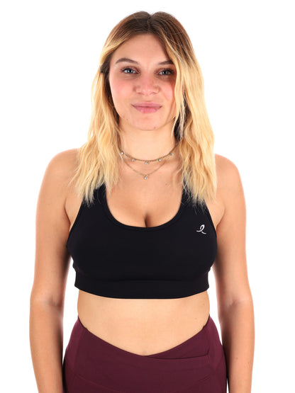 Energetics karina bra training da donna nero