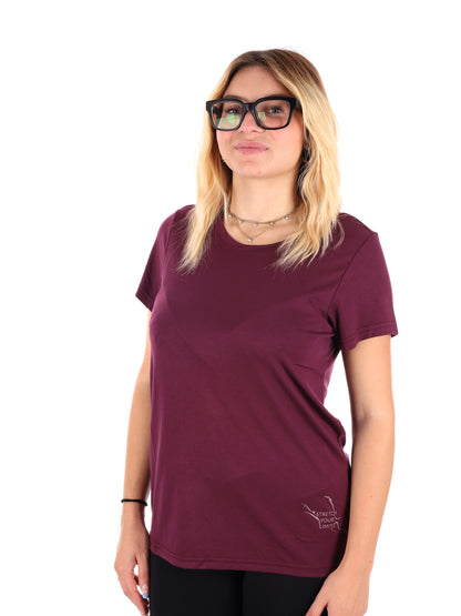 T-SHIRT TRAINING OGERDINA ENERGETICS DA DONNA VINO