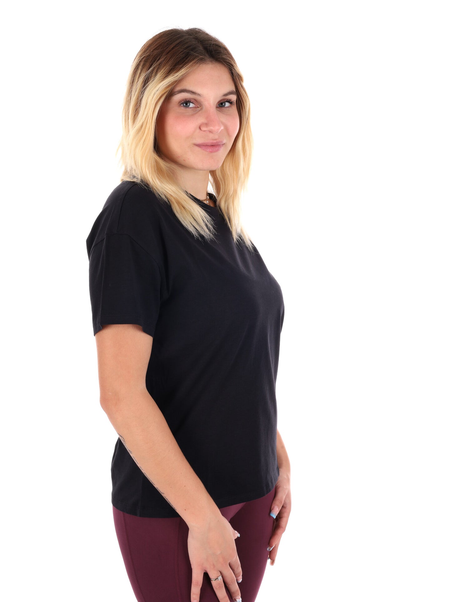T-SHIRT TRAINING ENZA ENERGETICS DA DONNA NERO