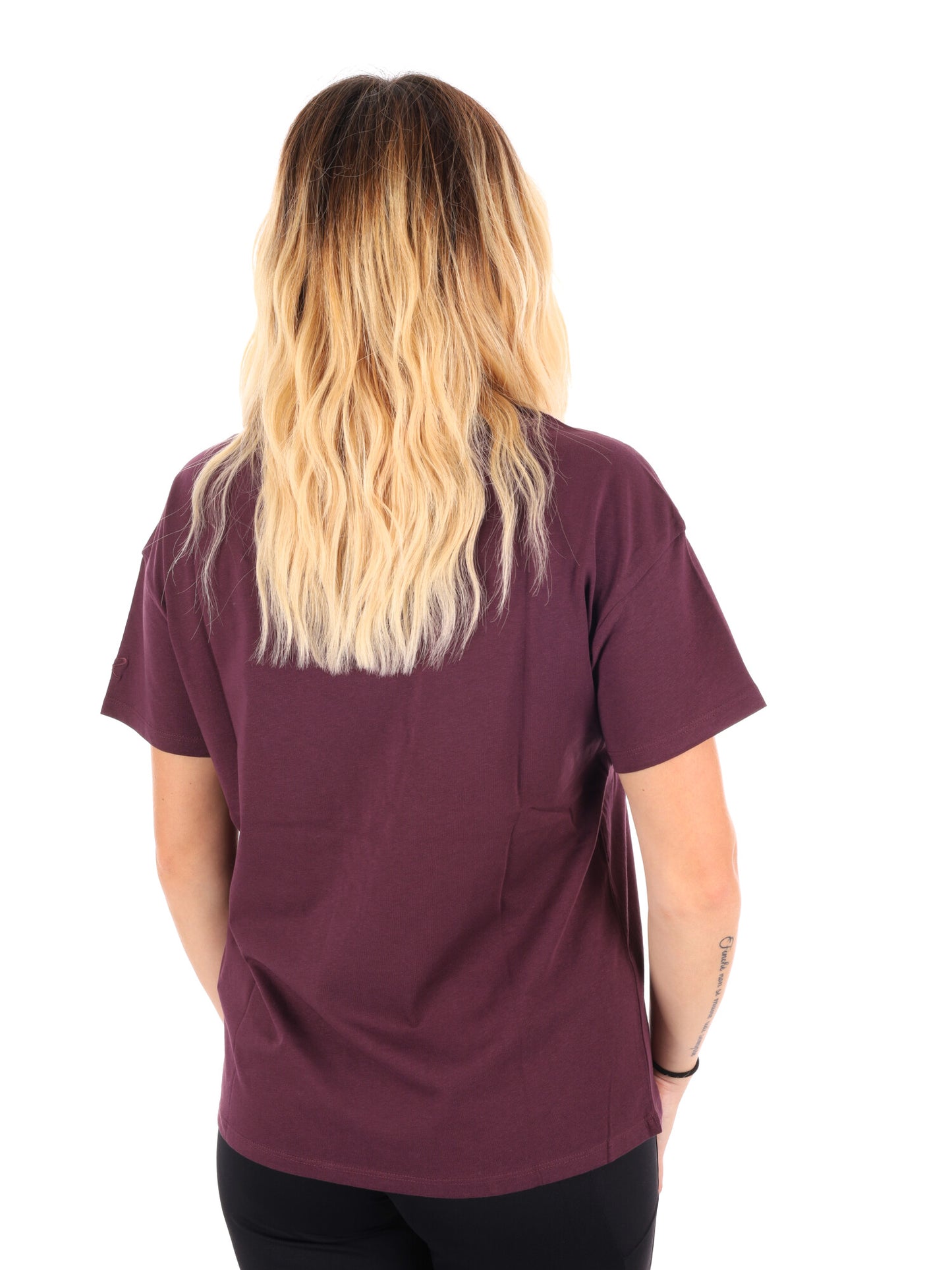 T-SHIRT TRAINING ENZA ENERGETICS DA DONNA VINO