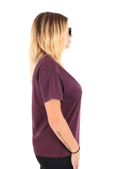 T-SHIRT TRAINING ENZA ENERGETICS DA DONNA VINO