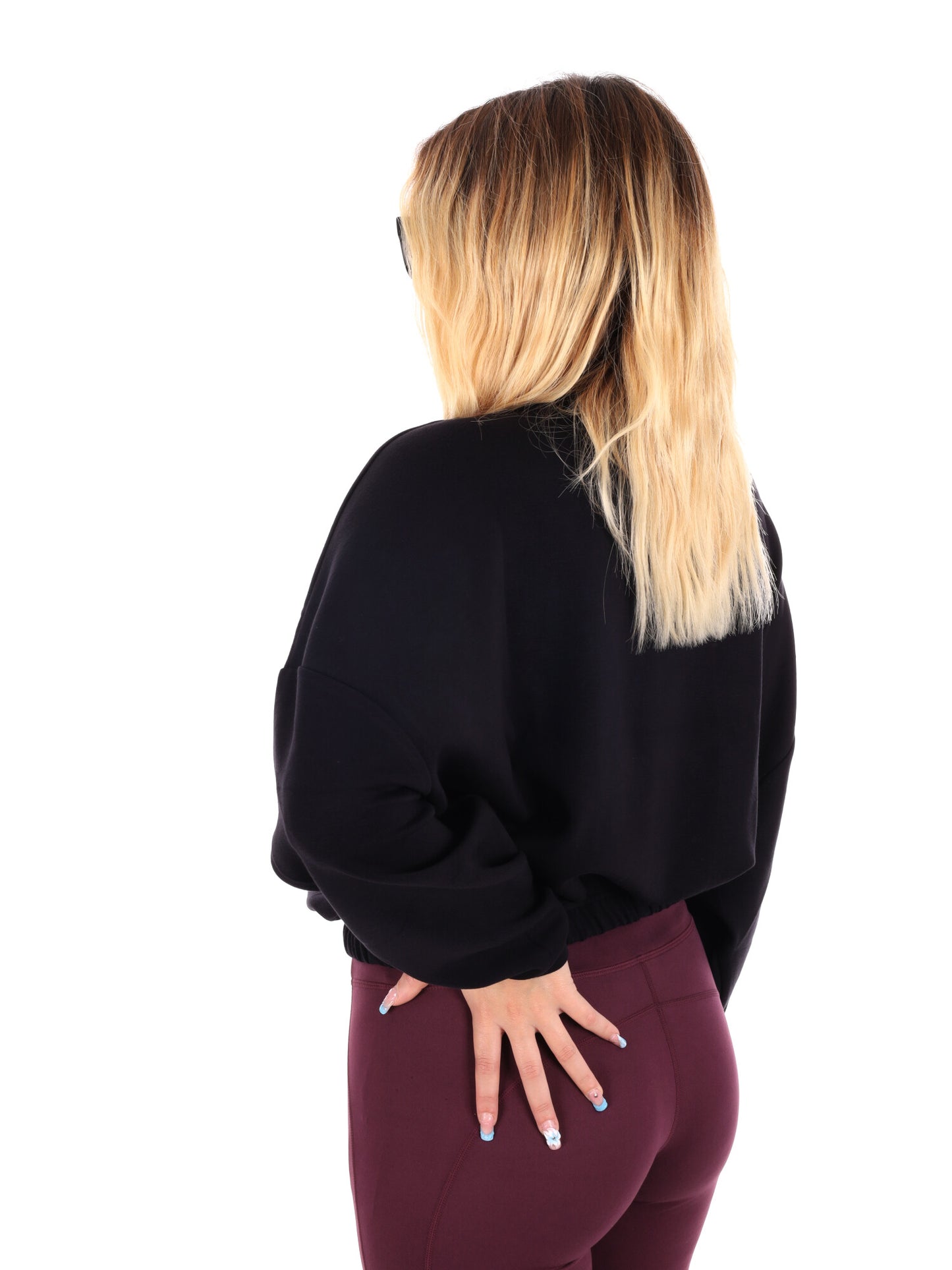 FELPA TRAINING ORNELLA ENERGETICS DA DONNA NERO