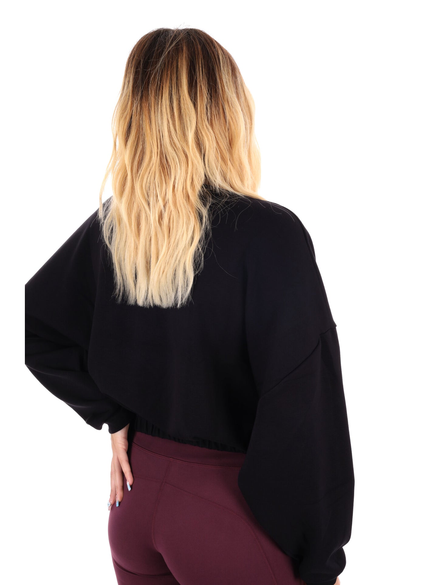 FELPA TRAINING ORNELLA ENERGETICS DA DONNA NERO