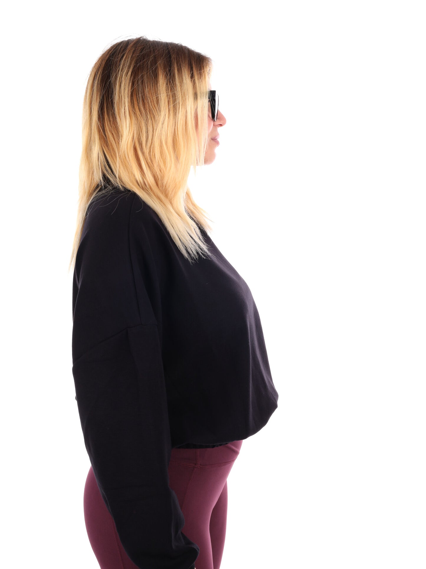 FELPA TRAINING ORNELLA ENERGETICS DA DONNA NERO