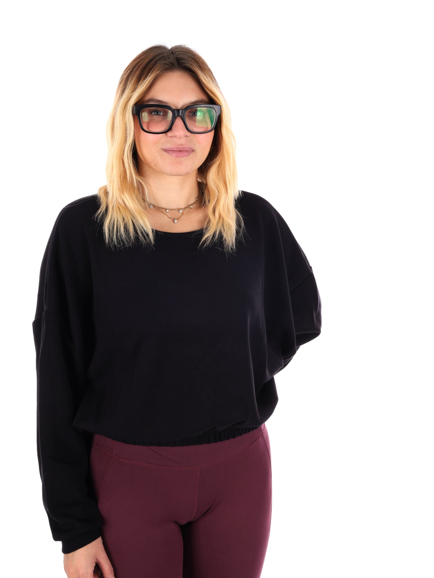 FELPA TRAINING ORNELLA ENERGETICS DA DONNA NERO