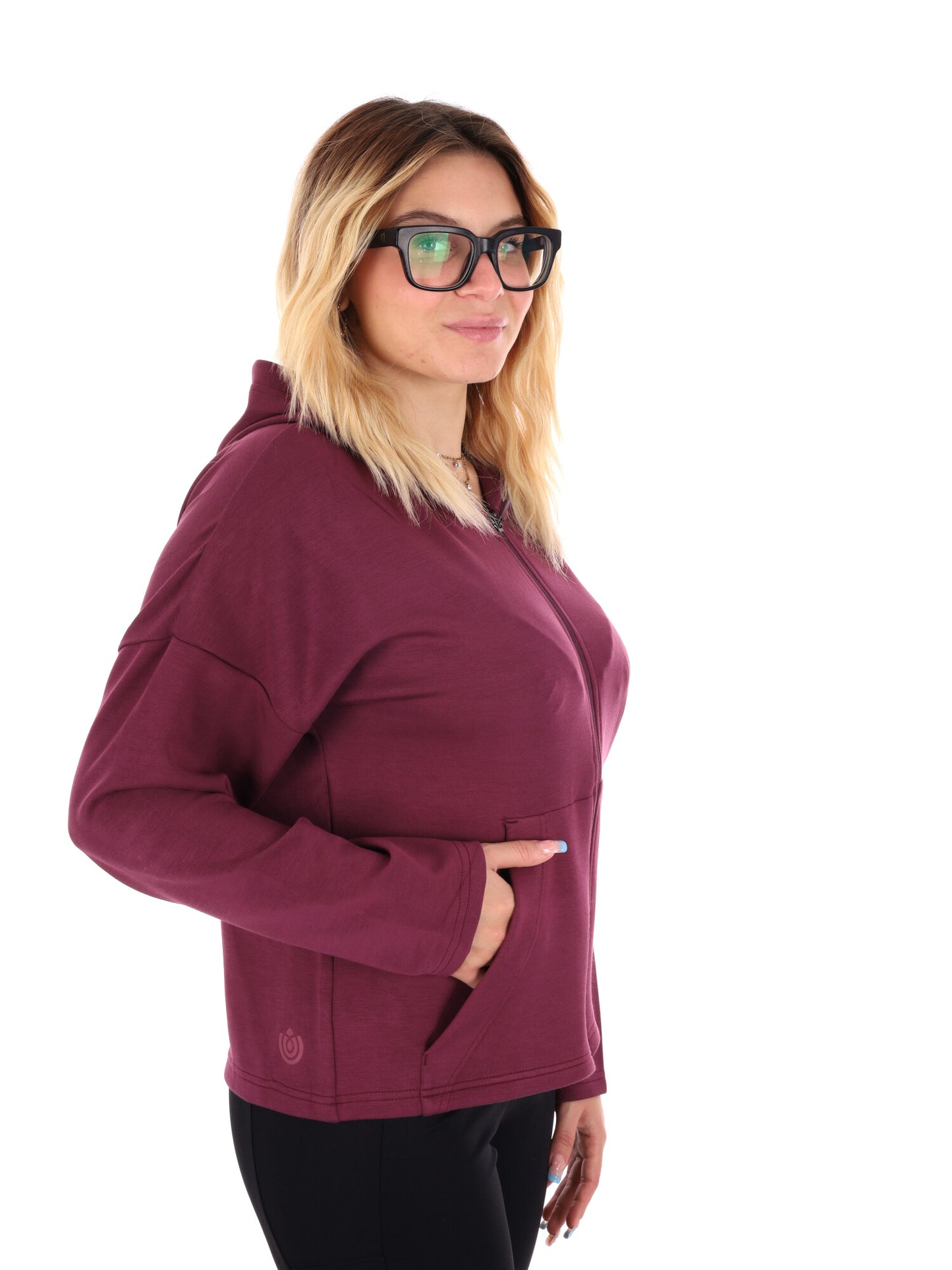 FELPA TRAINING ODELLE ENERGETICS DA DONNA VINO