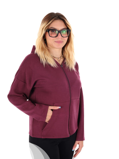 FELPA TRAINING ODELLE ENERGETICS DA DONNA VINO