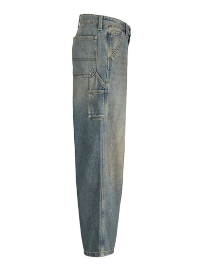JEANS ALEX CARPENTER JACK&JONES DA BAMBINO BLU DENIM SBIADITO