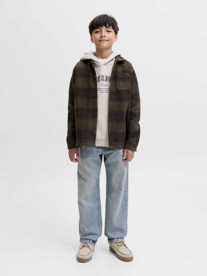 Jack&Jones Jr Soho, camicia Unisex bambino verde
